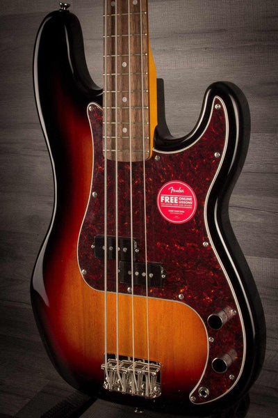 Squier Classic Vibe '60s Precision Bass Guitar - 3 Colour Sunburst