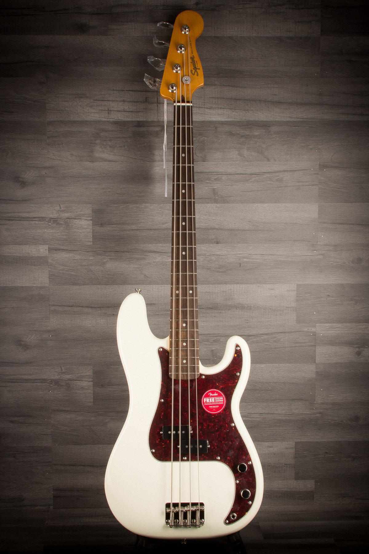 Squier Classic Vibe '60s Precision Bass Guitar - Olympic White