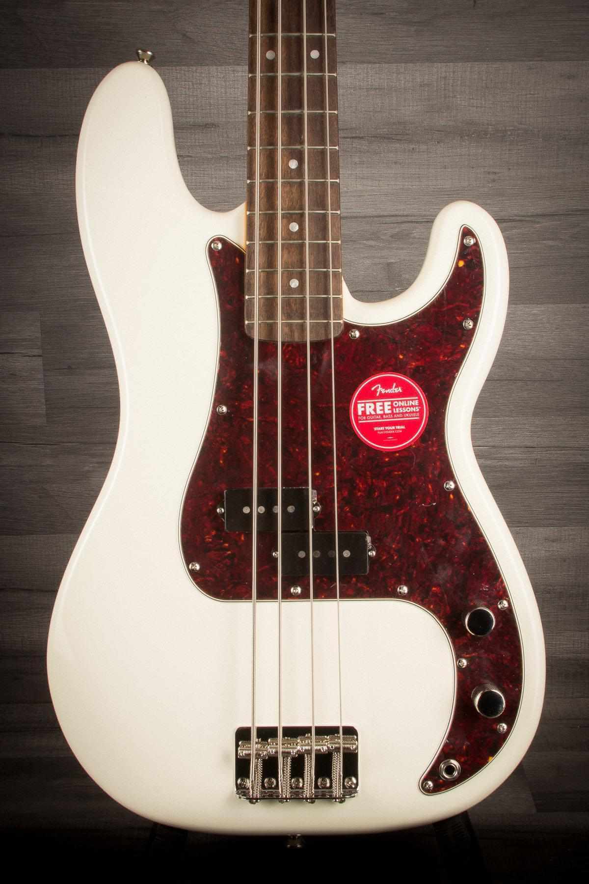 Squier Classic Vibe '60s Precision Bass Guitar - Olympic White