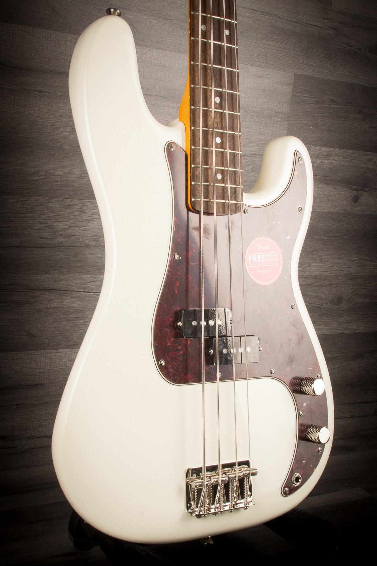 Squier Classic Vibe '60s Precision Bass Guitar - Olympic White