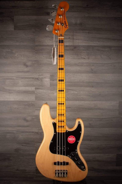 Squier Classic Vibe '70s Jazz Bass Guitar - Natural