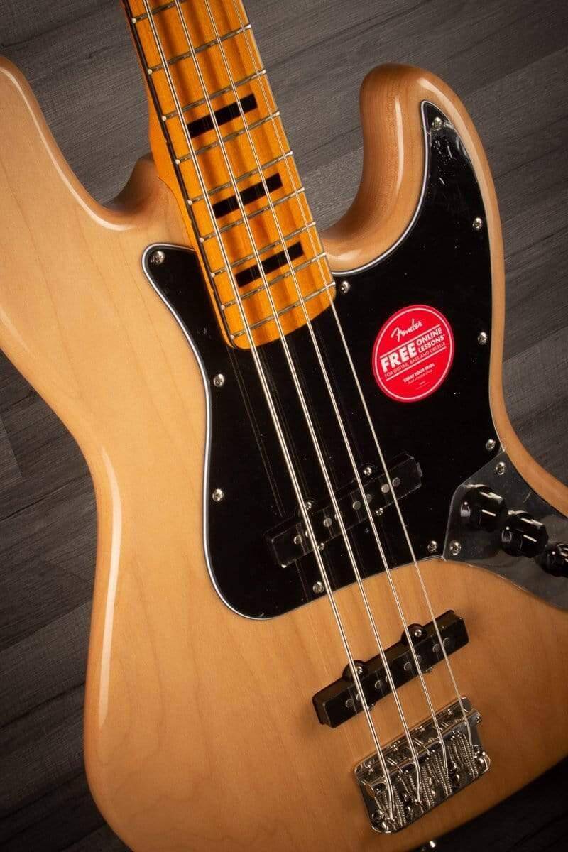 Squier Classic Vibe '70s Jazz Bass Guitar - Natural