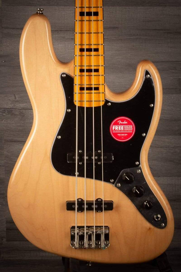 Squier Bass Guitar Squier Classic Vibe '70s Jazz Bass Natural