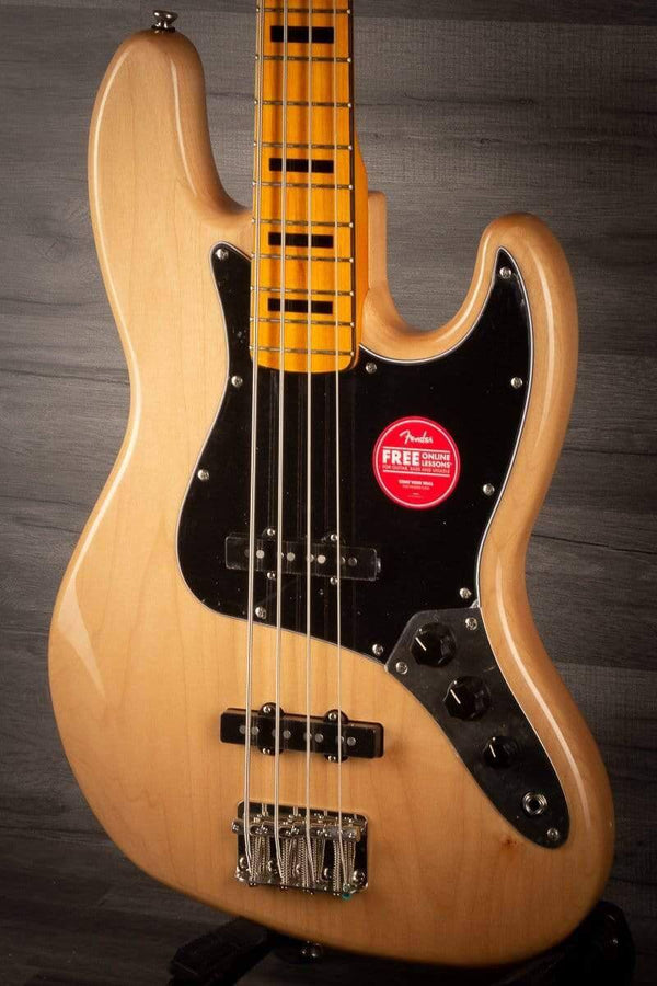 Squier Bass Guitar Squier Classic Vibe '70s Jazz Bass Natural