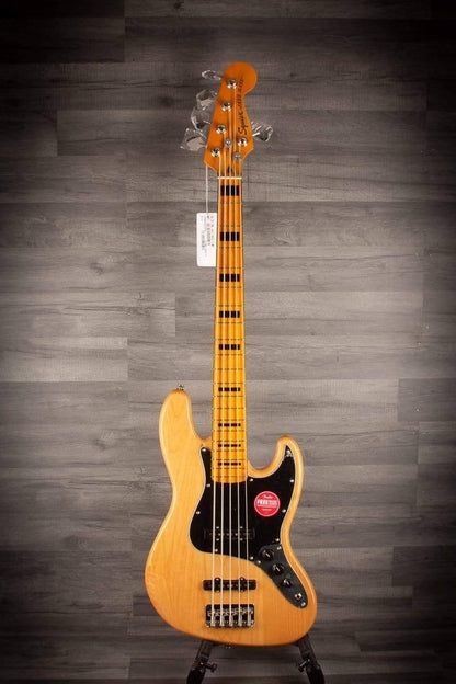 Squier Classic Vibe '70s Jazz V Bass Guitar - Natural
