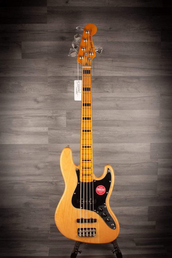 Squier Bass Guitar Squier Classic Vibe '70s Jazz Bass V - Natural