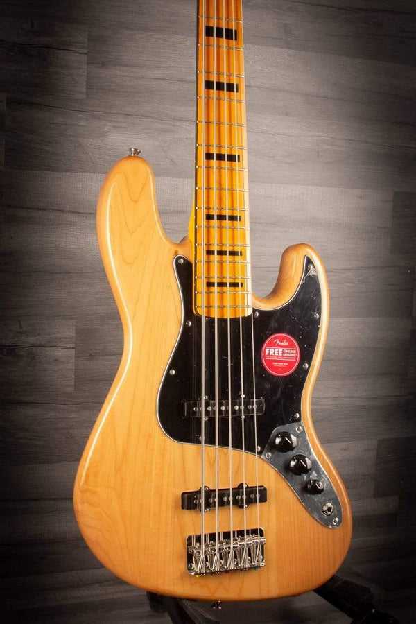 Squier Bass Guitar Squier Classic Vibe '70s Jazz Bass V - Natural