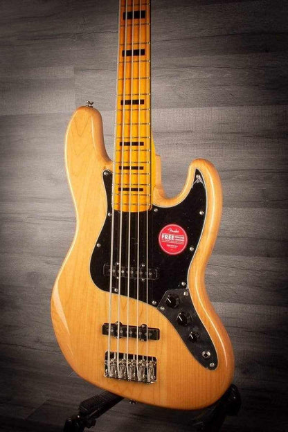 Squier Classic Vibe '70s Jazz V Bass Guitar - Natural