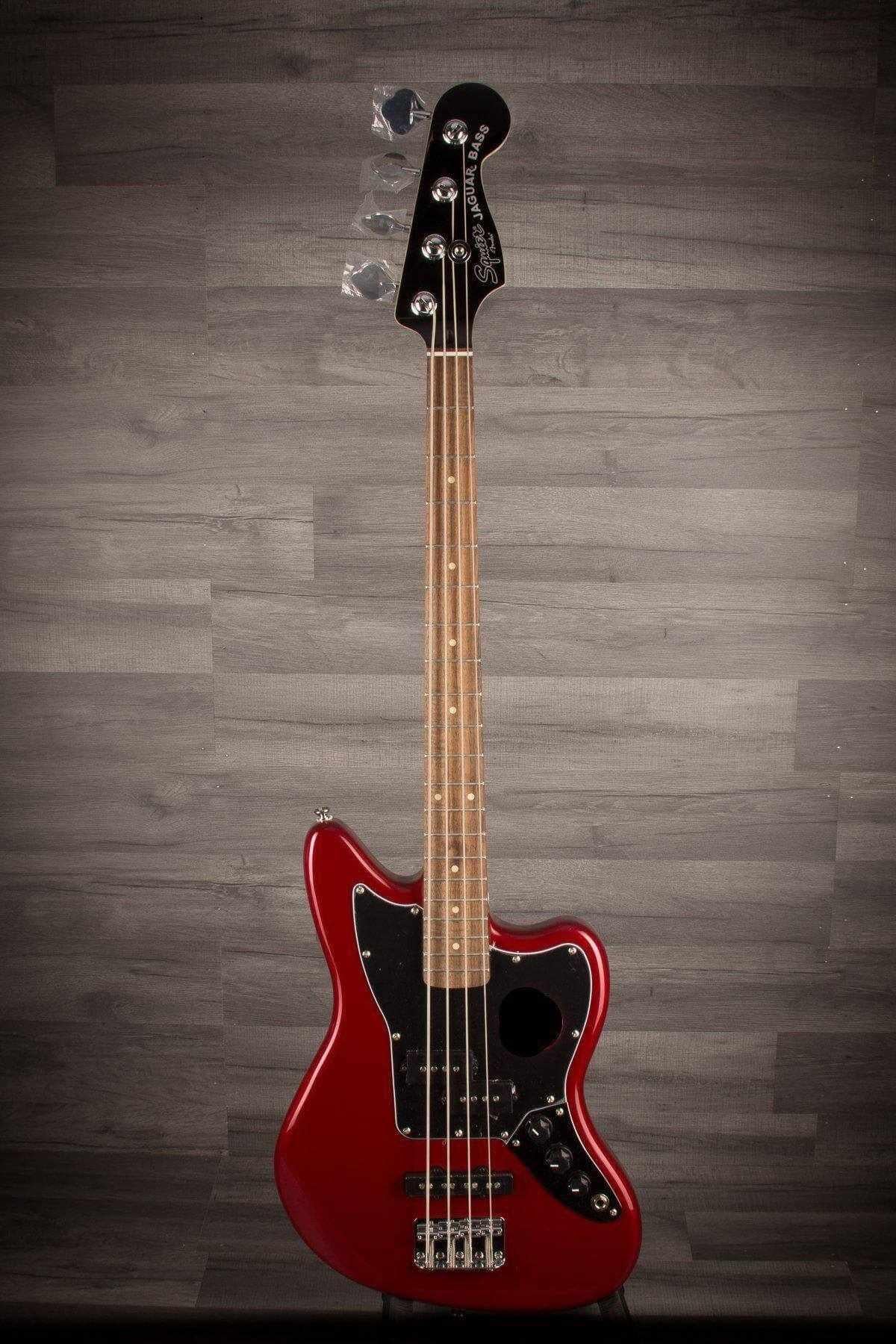 Squier - Vintage Modified Jaguar Bass Short Scale Candy Apple Red