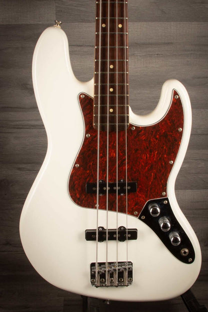 USED - Squier Classic Vibe Jazz Bass 60s Olympic White, inc hard case