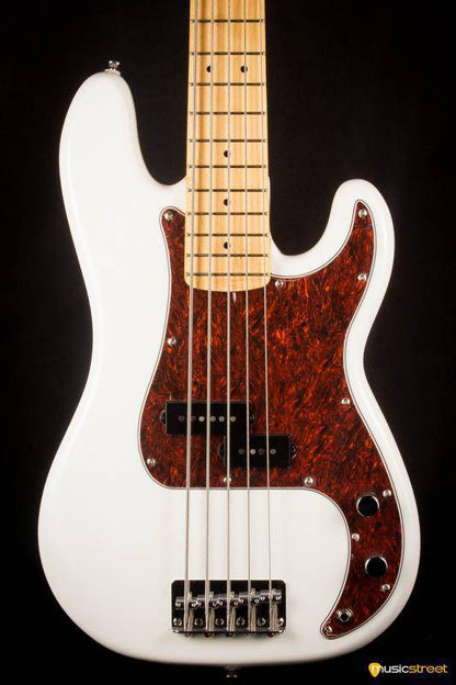 USED - Squier Vintage Modified Precision Bass V, Olympic White