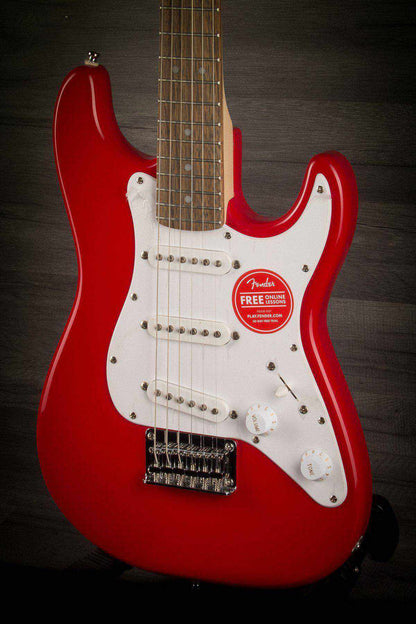 Fender Squier Stratocaster Mini Electric Guitar - Red