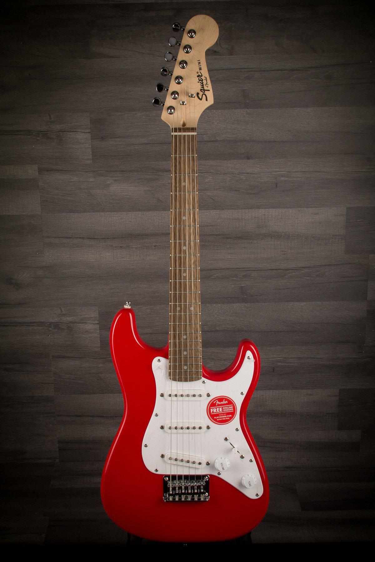 Fender Squier Stratocaster Mini Electric Guitar - Red