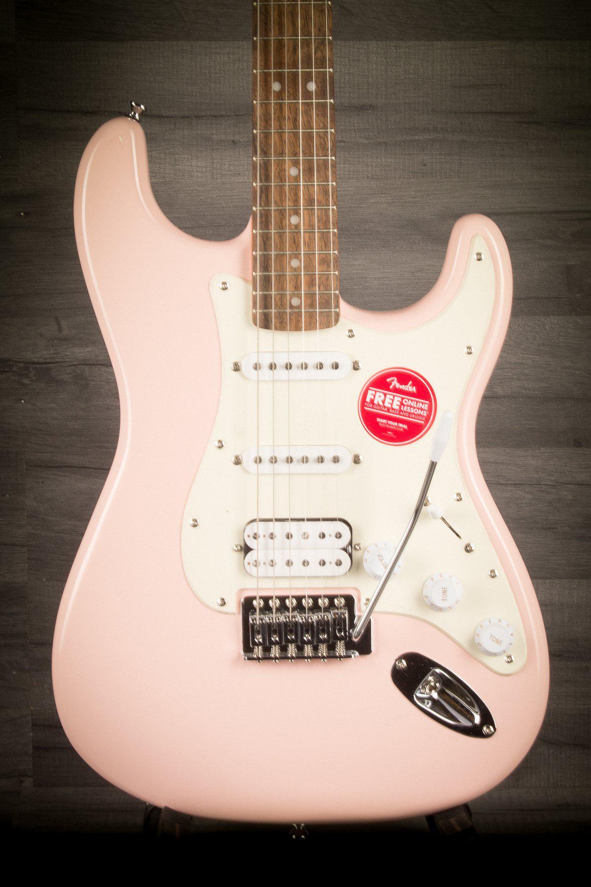 Squier Electric Guitar Squier Bullet Stratocaster HSS Shell Pink