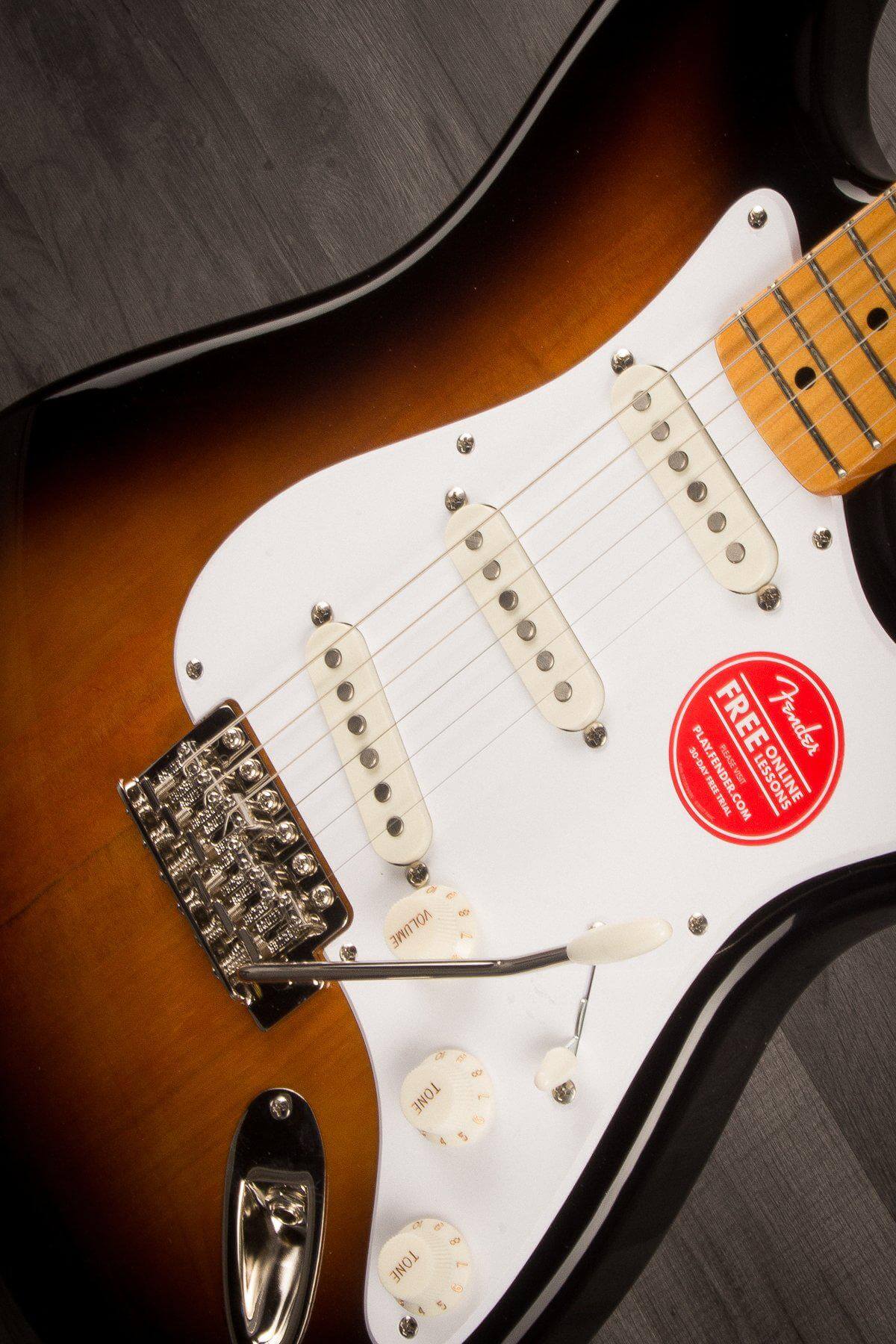 Squier Classic Vibe '50s Stratocaster Electric Guitar - 2-Tone Sunburst
