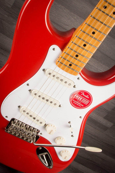 Squier Classic Vibe '50s Stratocaster Electric Guitar - Fiesta Red