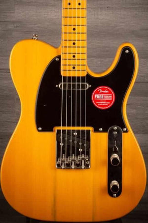 Squier Classic Vibe '50s Telecaster Electric Guitar - Butterscotch Blonde - Set Up by MusicStreet