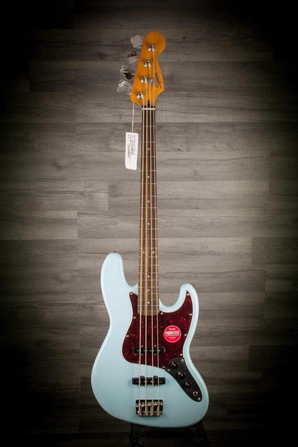 Squier - Classic Vibe 60's Jazz Bass Guitar - Daphne Blue