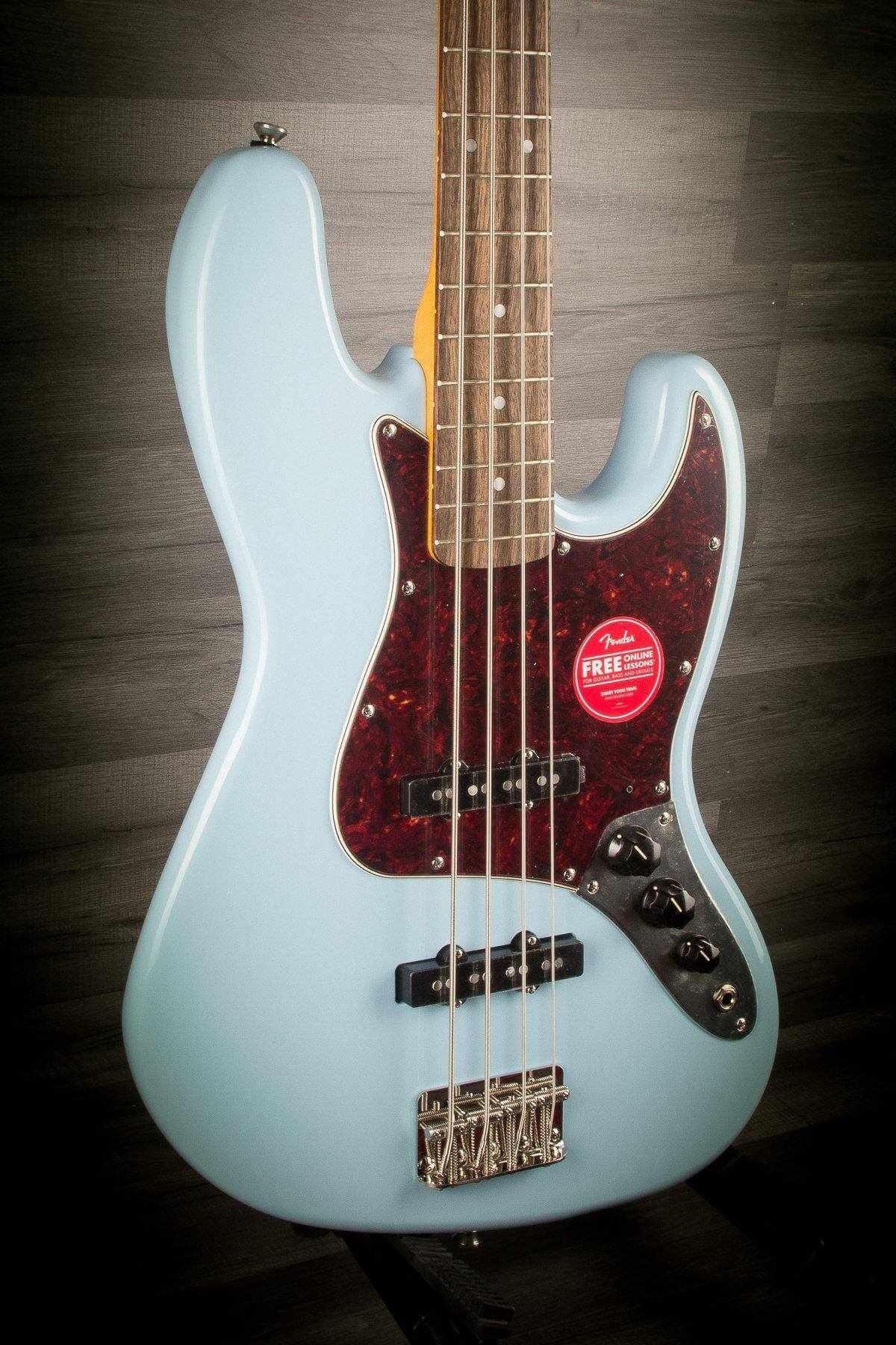 Squier - Classic Vibe 60's Jazz Bass Guitar - Daphne Blue