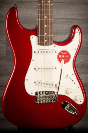 Squier Classic Vibe '60s Stratocaster Candy Apple Red - Set Up by MusicStreet