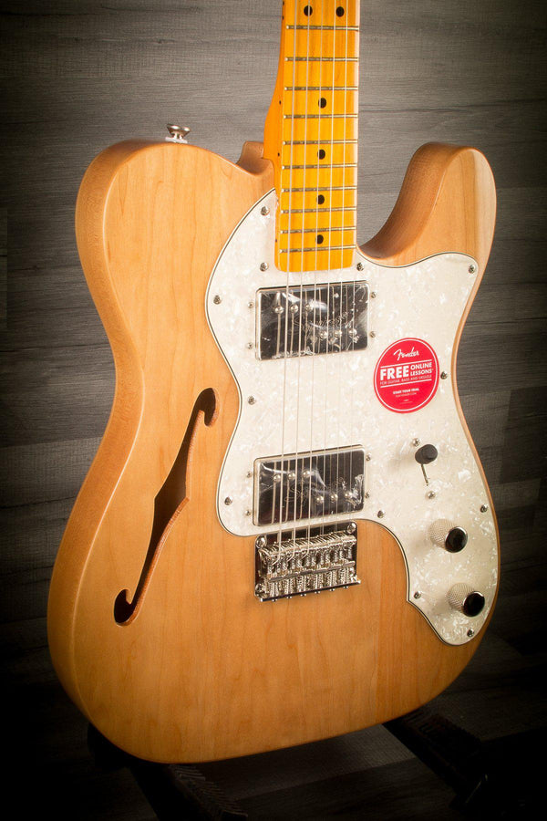 Squier Electric Guitar Squier Classic Vibe 70's Thinline Telecaster Natural