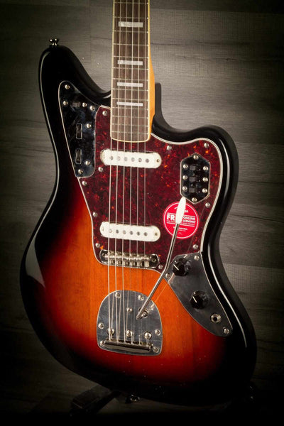 Squier Classic Vibe '70s Jaguar Electric Guitar - 3-Tone Sunburst