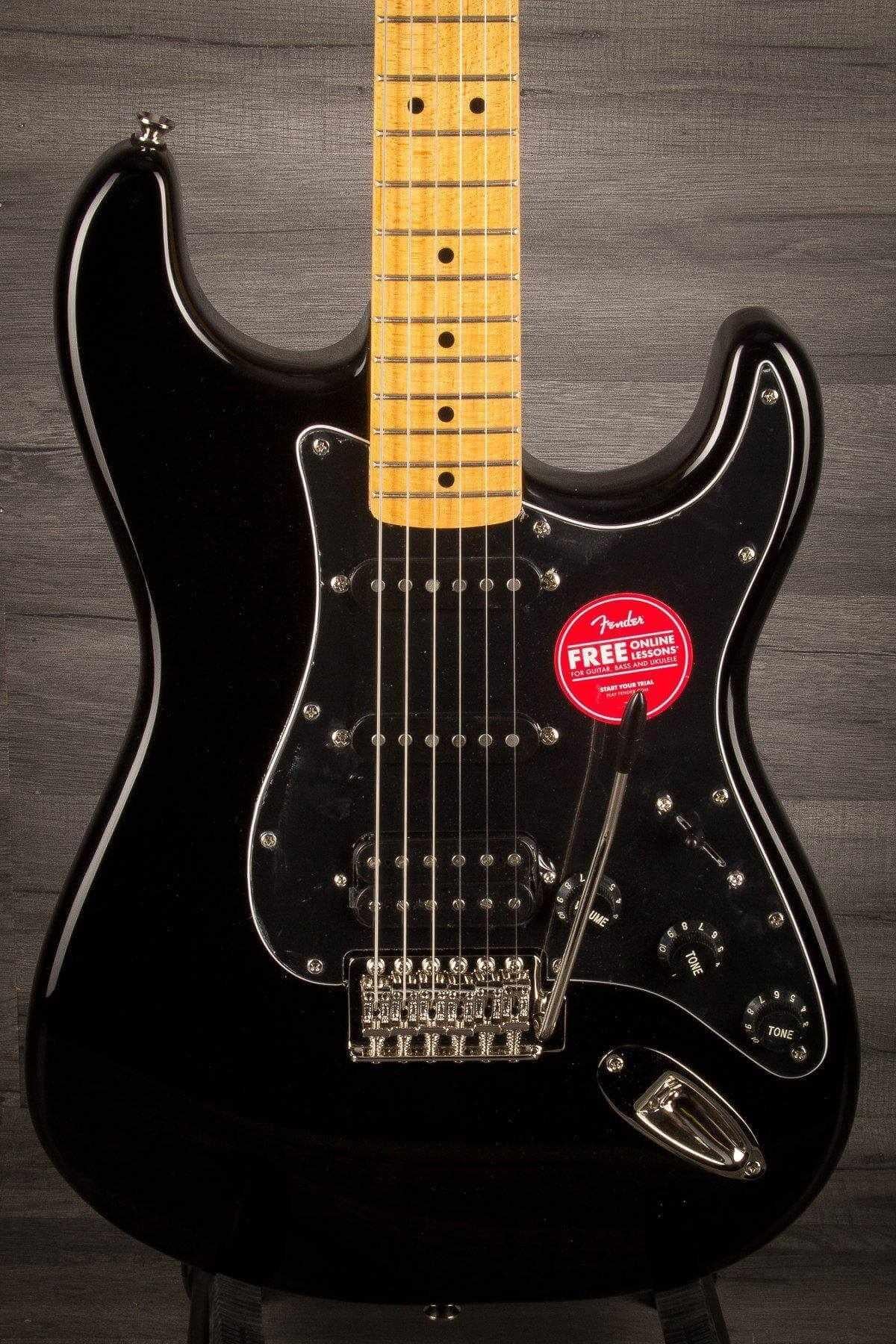 Squier Classic Vibe '70s Stratocaster HSS Electric Guitar - Black