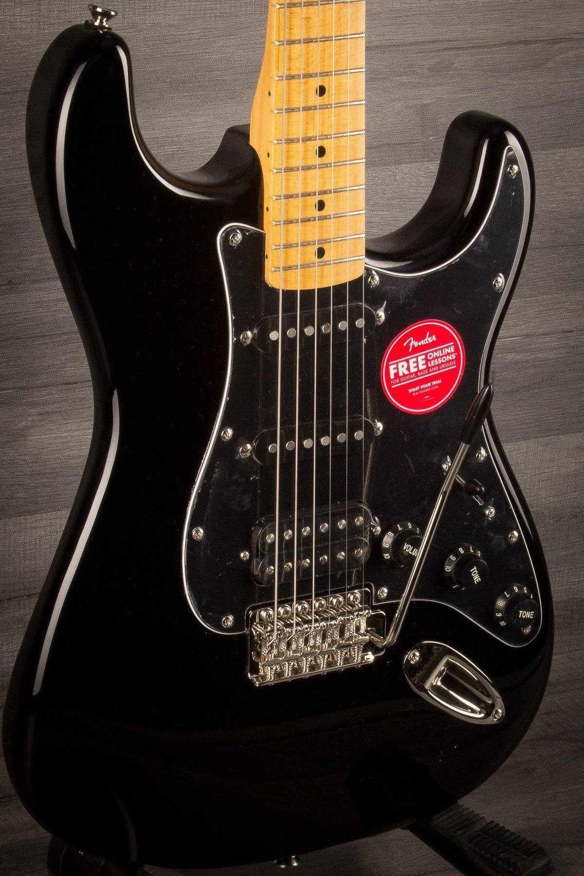 Squier Classic Vibe '70s Stratocaster HSS Electric Guitar - Black