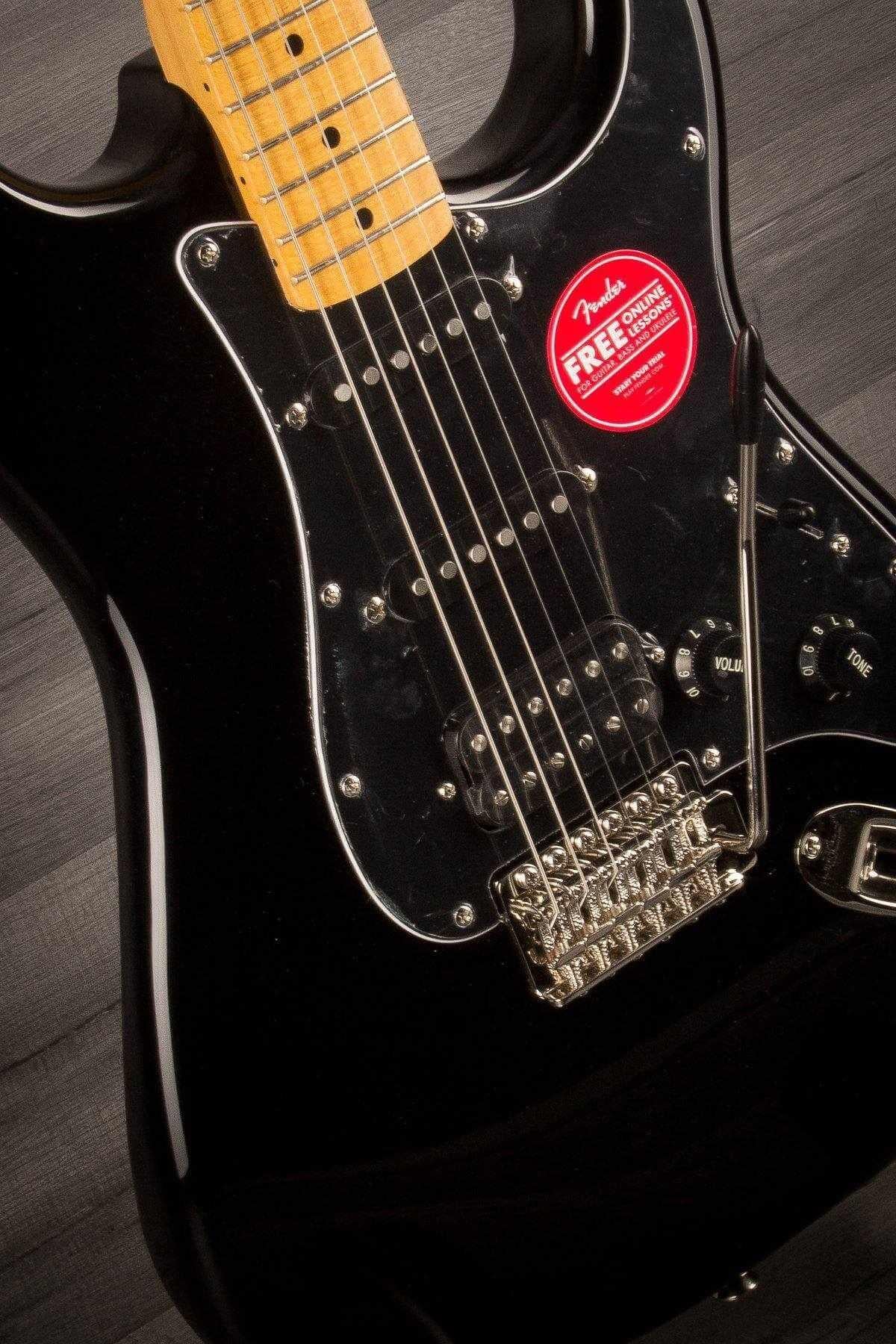 Squier Classic Vibe '70s Stratocaster HSS Electric Guitar - Black
