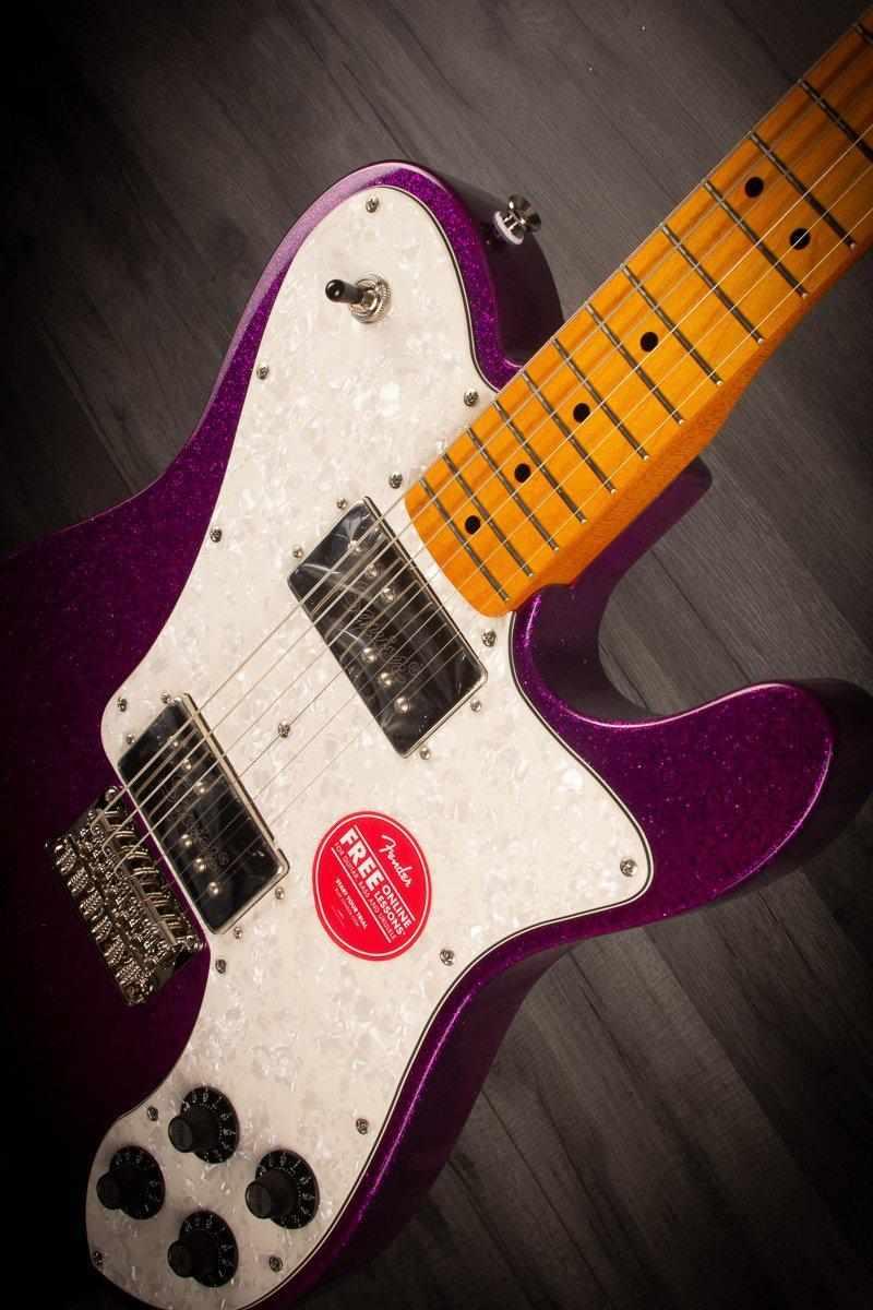 Squier FSR 70's Telecaster Deluxe Purple Sparkle