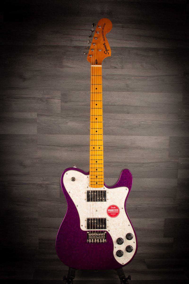 Squier telecaster best sale deluxe sparkle