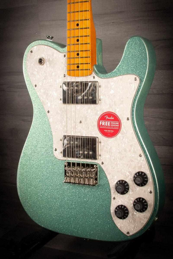 Squier FSR 70's Telecaster Deluxe Seafoam Green Sparkle