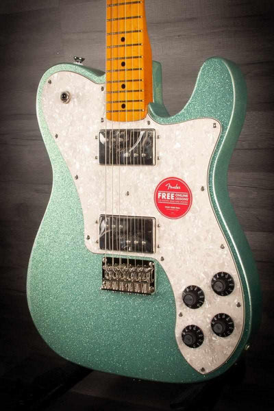 Squier FSR 70's Telecaster Deluxe Seafoam Green Sparkle