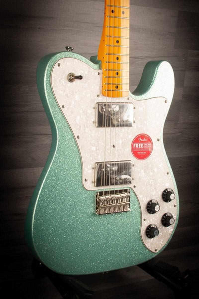 Squier FSR 70's Telecaster Deluxe Seafoam Green Sparkle