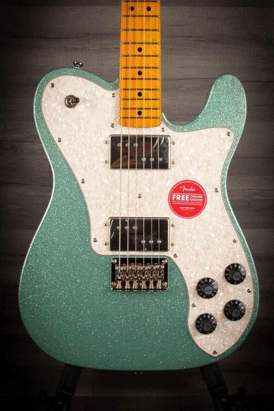 Squier FSR 70's Telecaster Deluxe Seafoam Green Sparkle