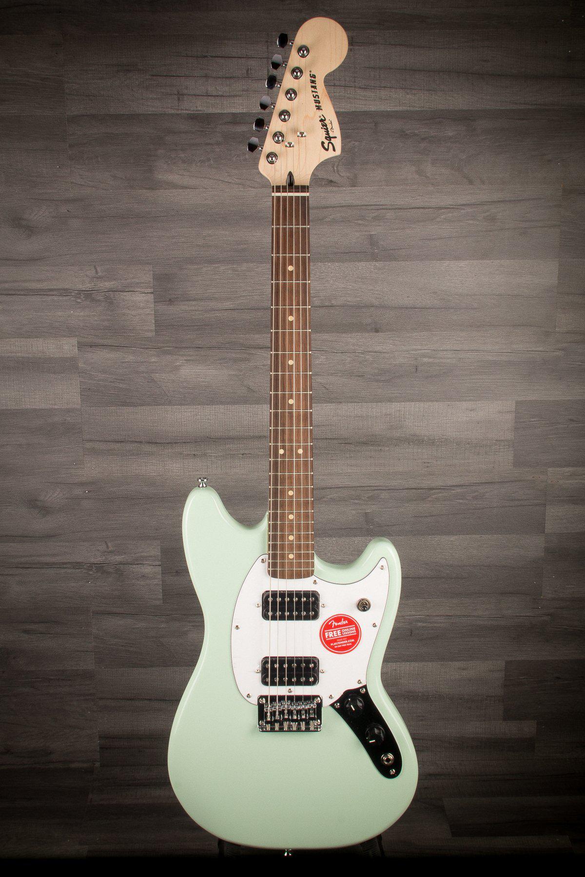 Squier FSR Bullet Mustang - HH - Il - Surf Green - MusicStreet