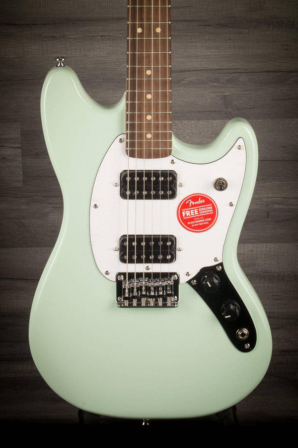 Squier FSR Bullet Mustang - HH - Il - Surf Green - MusicStreet