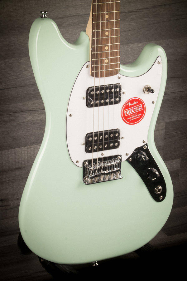 Squier FSR Bullet Mustang - HH - Il - Surf Green - MusicStreet