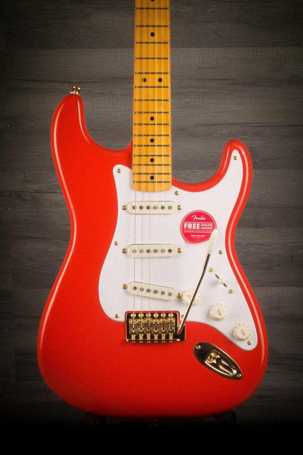 Squier FSR Classic Vibe 50s Stratocaster Fiesta Red Gold Hardware