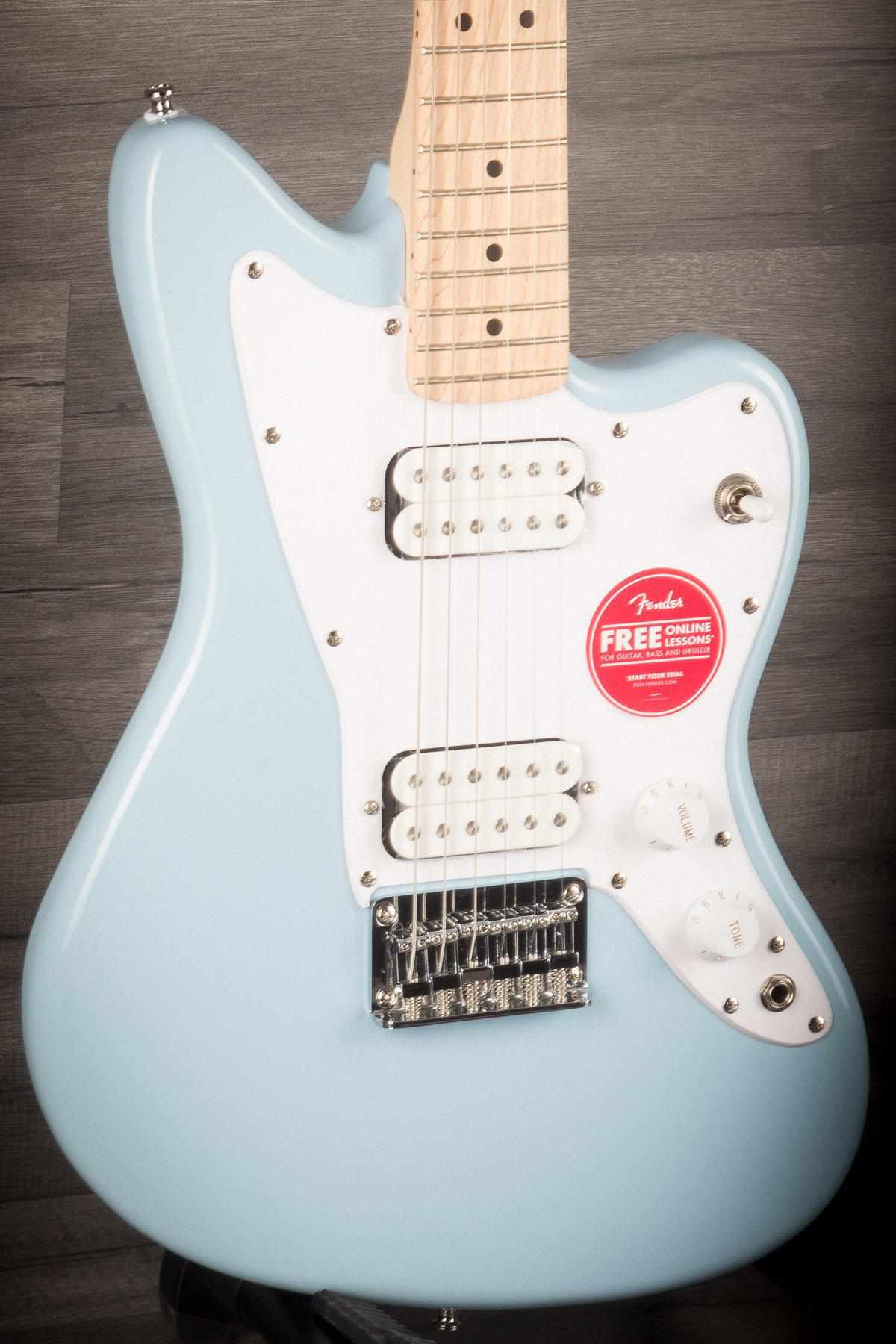 Squier Mini Jazzmaster HH Electric Guitar - Daphne Blue