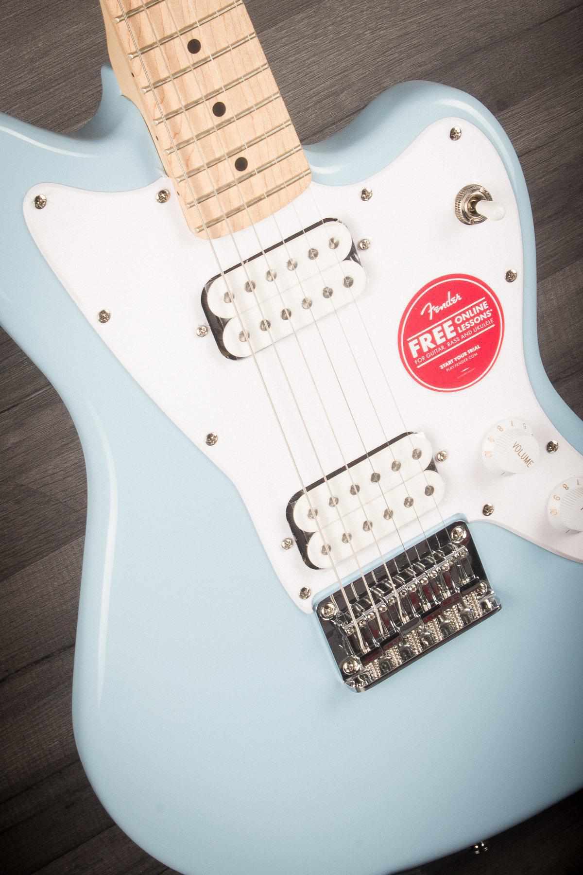 Squier Mini Jazzmaster HH Electric Guitar - Daphne Blue