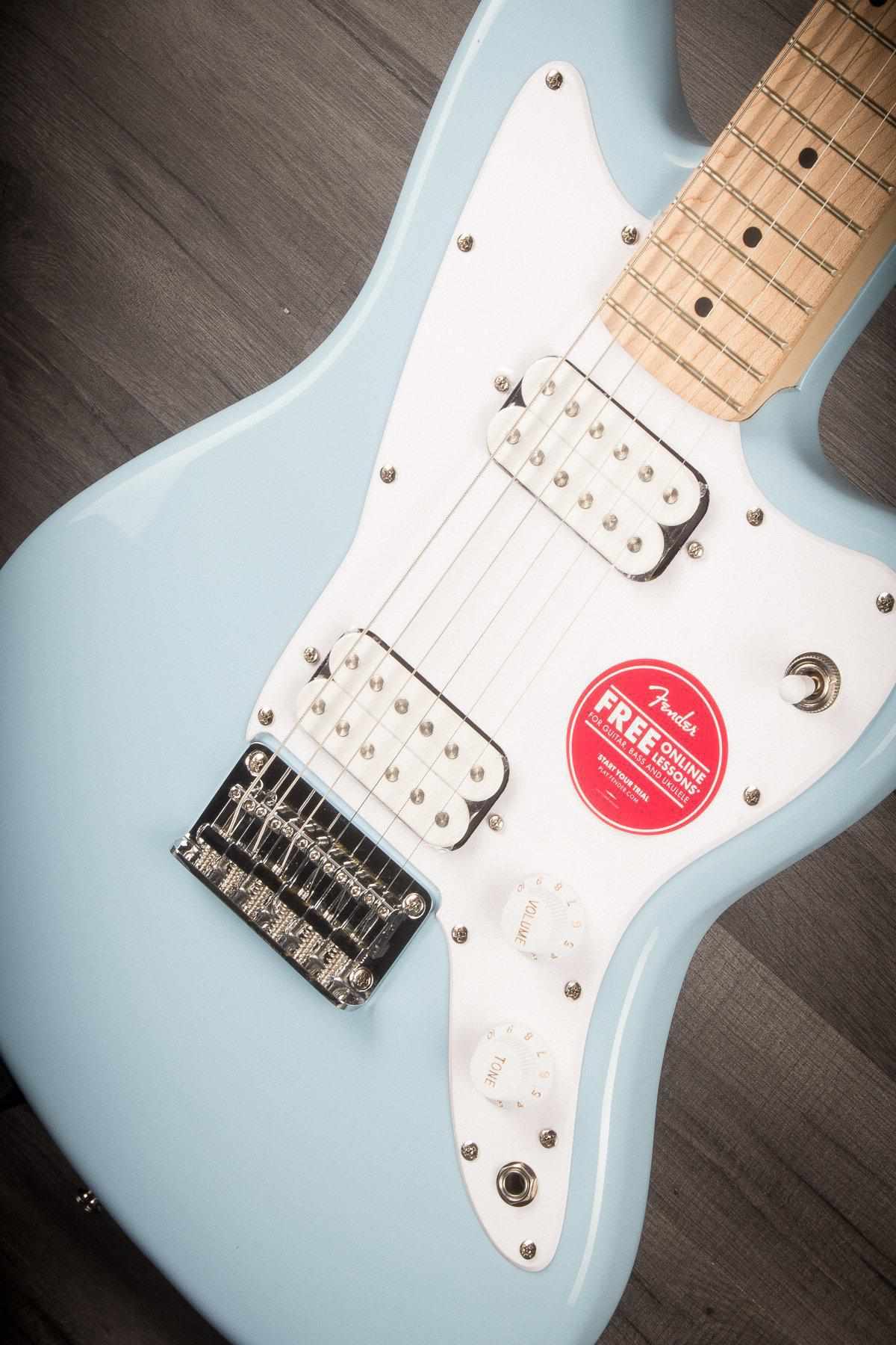 Squier Mini Jazzmaster HH Electric Guitar - Daphne Blue