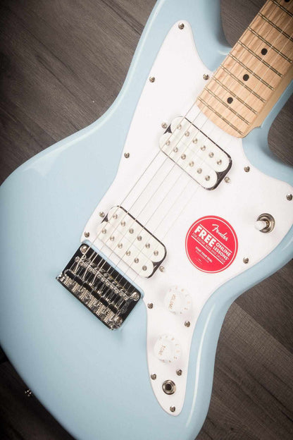 Squier Mini Jazzmaster HH Electric Guitar - Daphne Blue