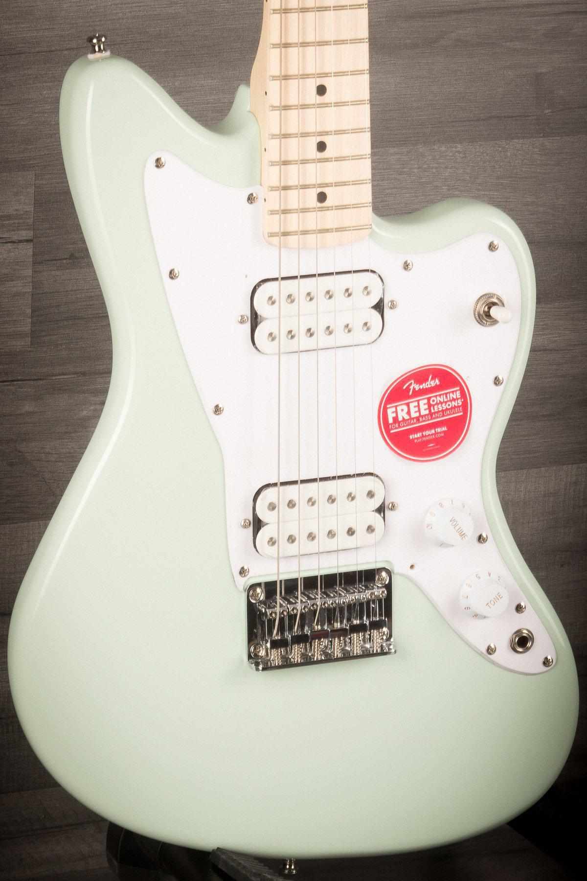 Squier Mini Jazzmaster HH Electric Guitar - Surf Green