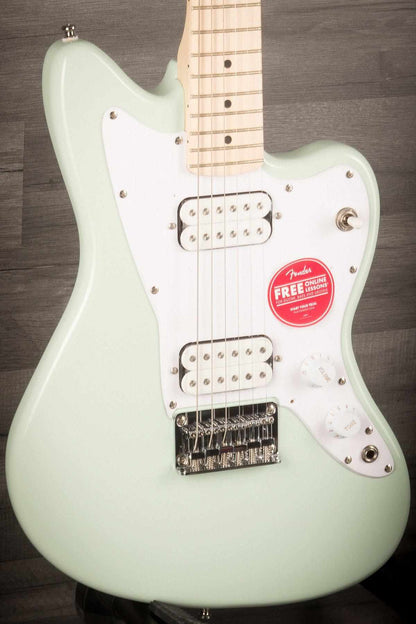 Squier Mini Jazzmaster HH Electric Guitar - Surf Green