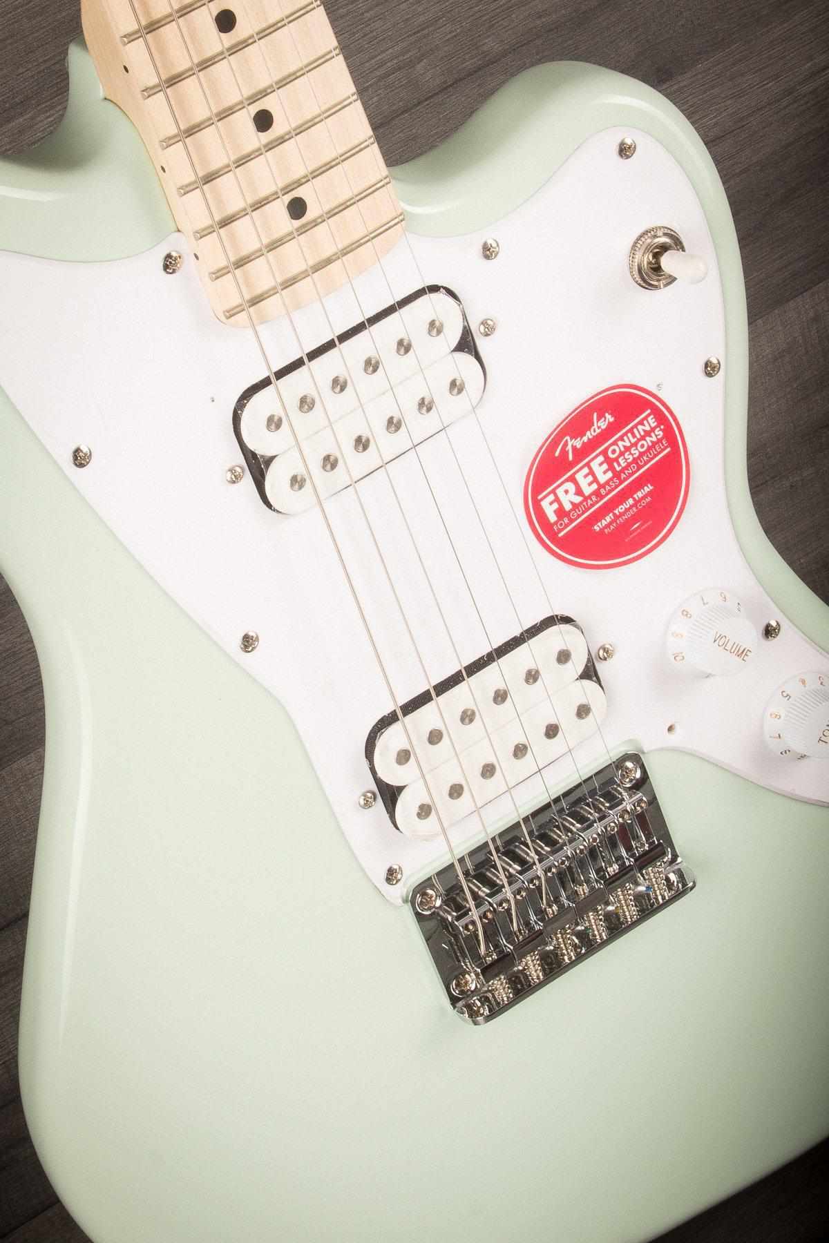 Squier Mini Jazzmaster HH Electric Guitar - Surf Green