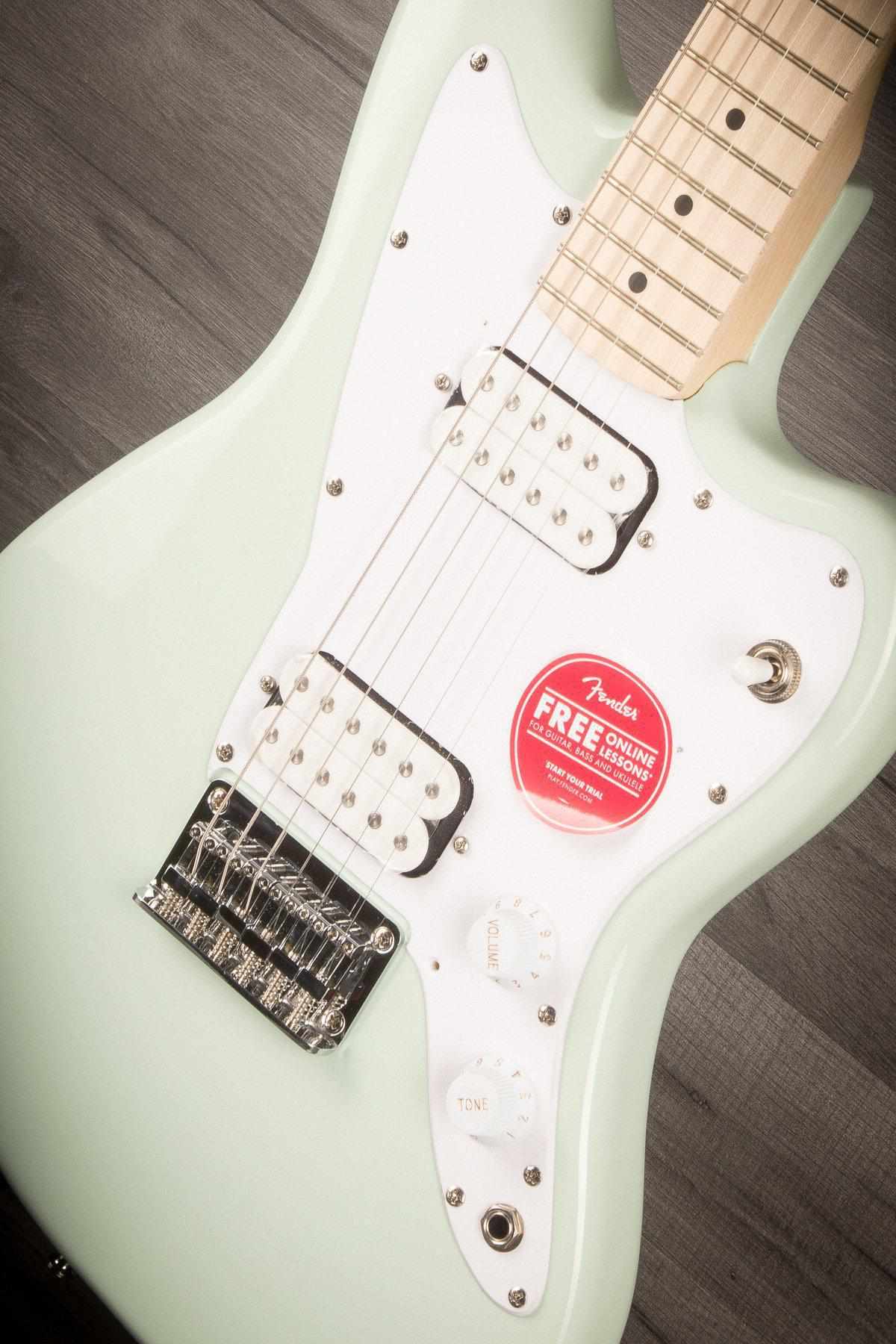 Squier Mini Jazzmaster HH Electric Guitar - Surf Green