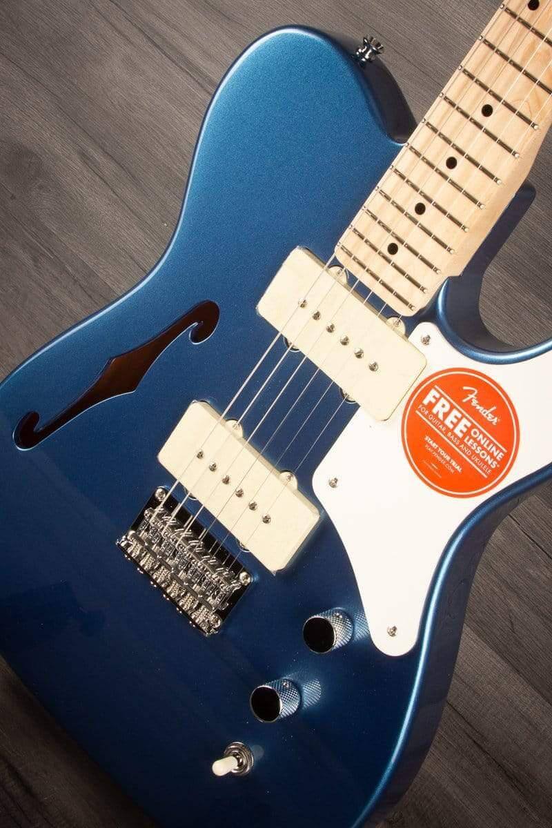 Squier Paranormal Cabronita Telecaster Thinline Electric Guitar - Lake Placid Blue