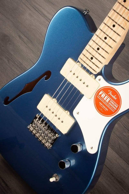 Squier Paranormal Cabronita Telecaster Thinline Electric Guitar - Lake Placid Blue