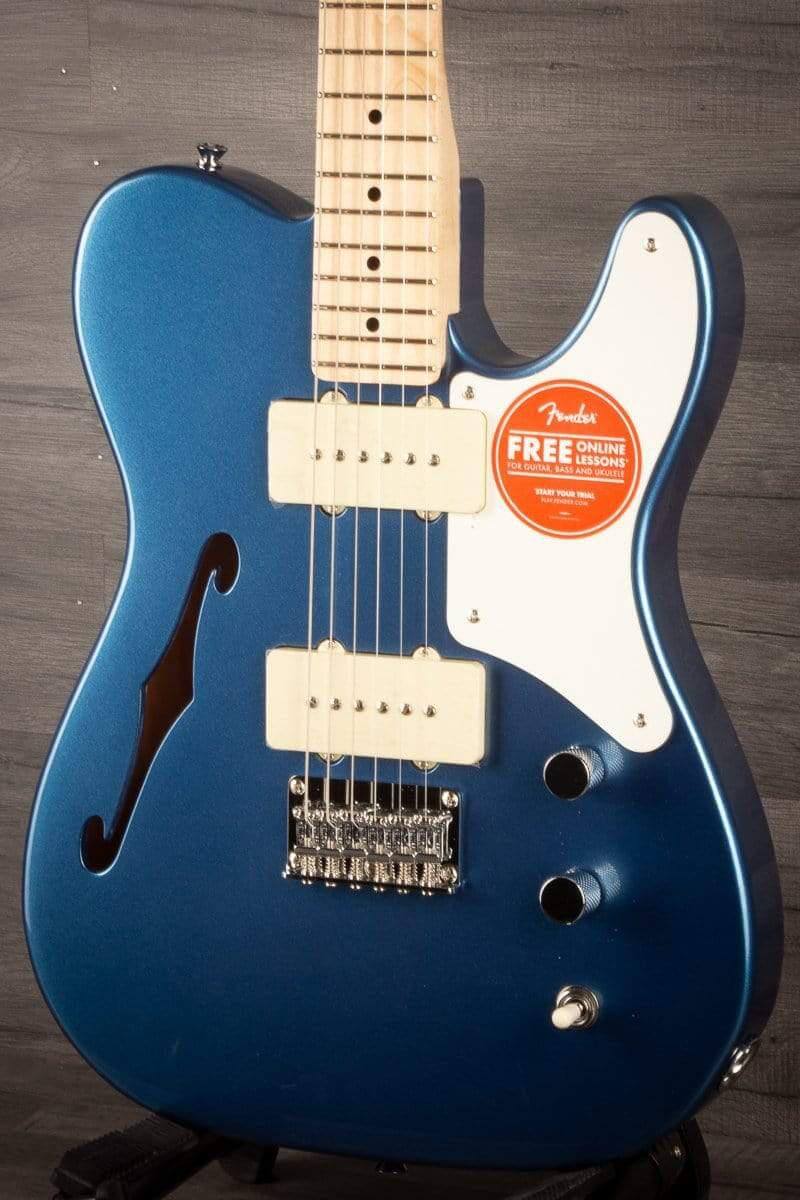 Squier Paranormal Cabronita Telecaster Thinline Electric Guitar - Lake Placid Blue